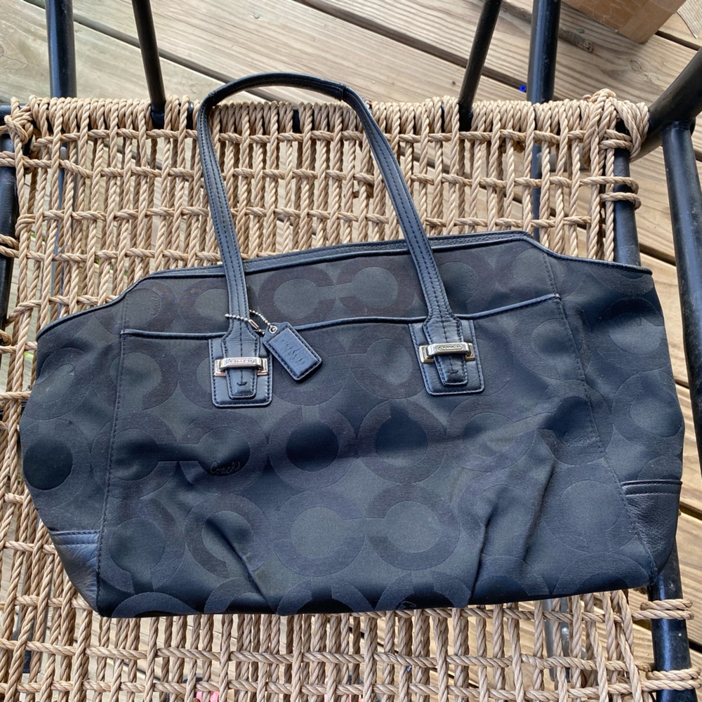 Black coach bag